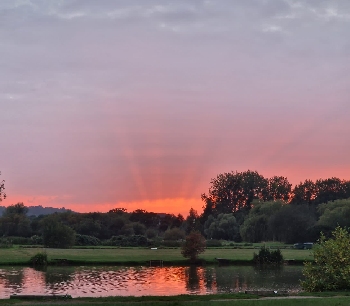 Sunset at the park